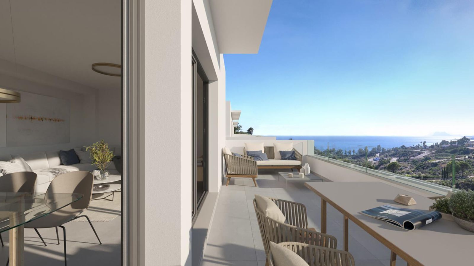 09 modern apartment terrace sea view
